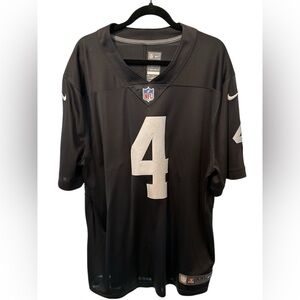 NFL Men's Derek Carr On Field Jersey Sz XXL Raiders Stitched Number